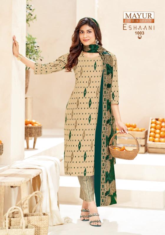 Mayur eshaani vol-1 wholesaler in dress materials pune maharashtra